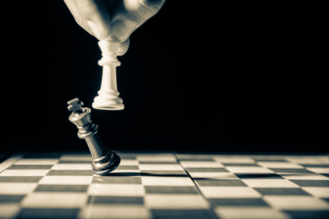 Chess kings symbolizing power, cruelty, success, and justice